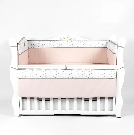 Aparatoare patut (120x60 cm) PM Confort Stele Roz