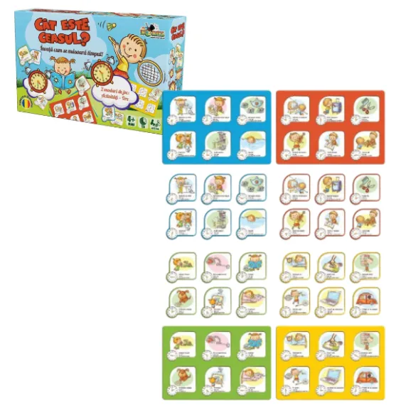 Joc educativ ”Cât este ceasul?”, (ro)