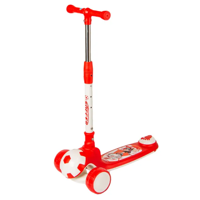 Trotineta pentru copii fotbal 888, rosie