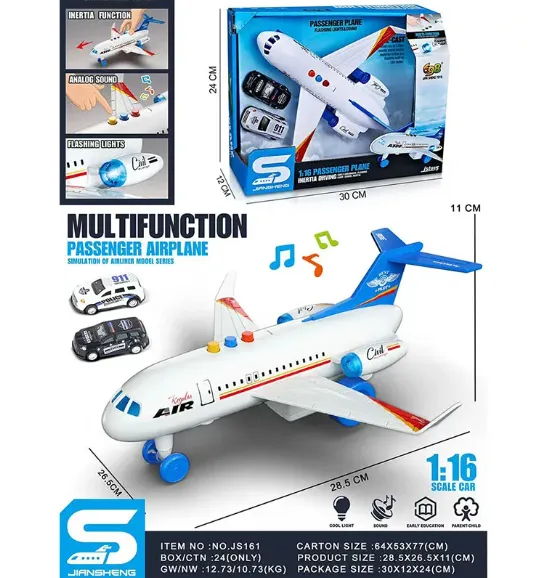 AVION CU SUNET SI LUMINI (INSTRUCTIUNE IN ROMANA) 72123