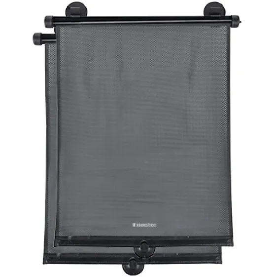 Parasolare auto KikkaBoo Roller Black, 2 buc.