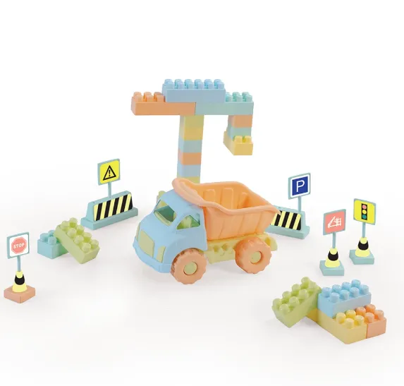 Camion pentru copii cu piese de construcție, 40 piese, Dolu (5219)
