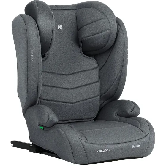 Scaun auto 100-150 cm (i-Size) Kikkaboo i-Stand Dark Grey