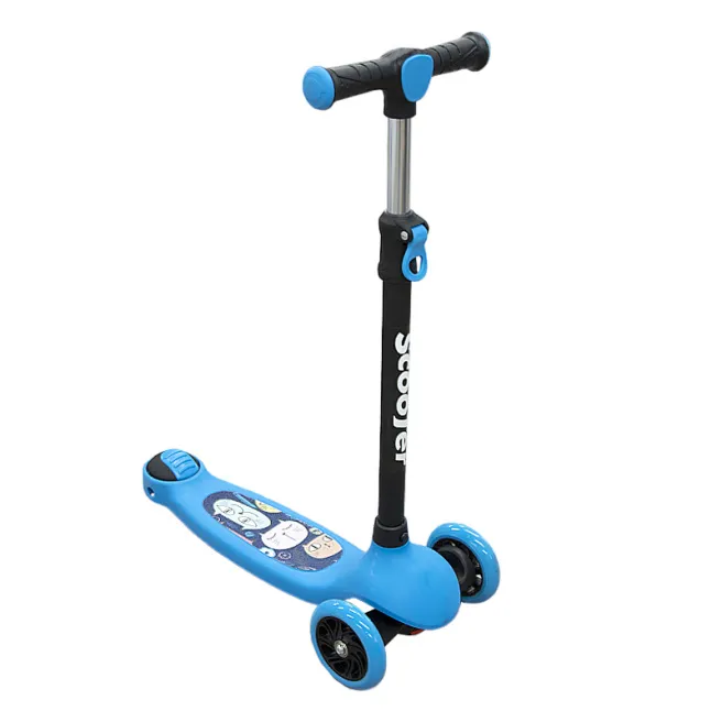 Trotineta pentru copii 077, albastra