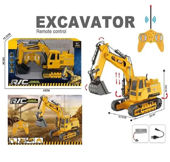 MASINA EXCAVATOR CU R/C (INSTRUCTIUNE IN ROMANA) 72195