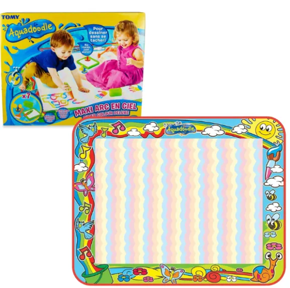Covoraș de joacă pentru desen cu apă „Curcubeul colorat”
