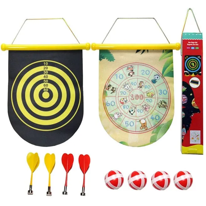 Darts magnetic bilateral, mărime medie, cod 910010