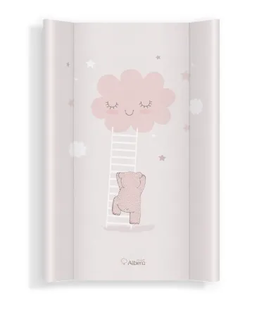 Saltea de înfășat Albero Mio Clouds Pink, 70x47 cm