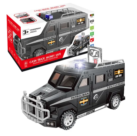 Pușculiță electronică „Mașină-seif”, neagră