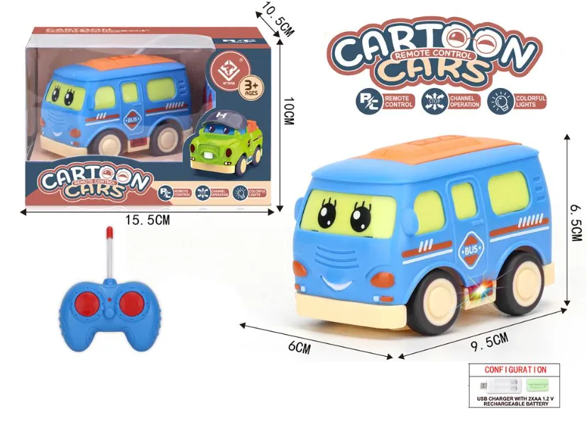 Autobuz de jucărie cu telecomandă 6168-4