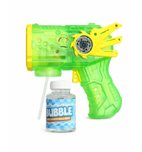 Pistol electric cu baloane de săpun, verde, cod 990168