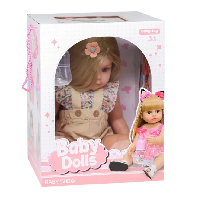 Păpușă 55 cm cu funcții și accesorii, cod 772005