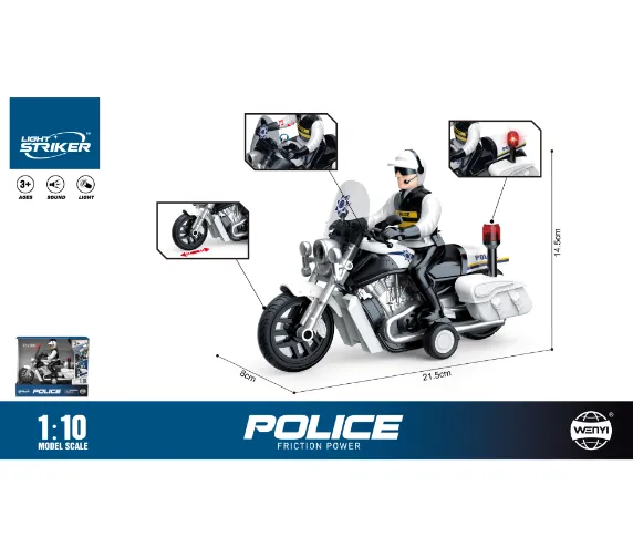 Motocicleta cu inertie (lumini /sunete) WY430A