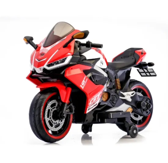 Motocicletă electrică pentru copii, roșie (56782)