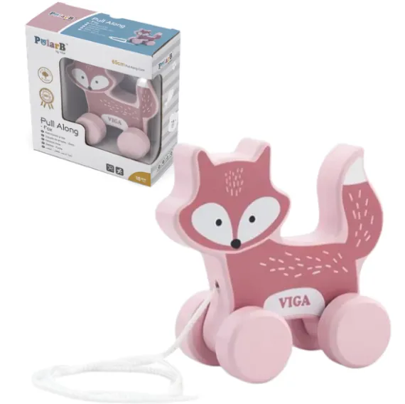 Jucărie de tras, cu șiret „Vulpea”