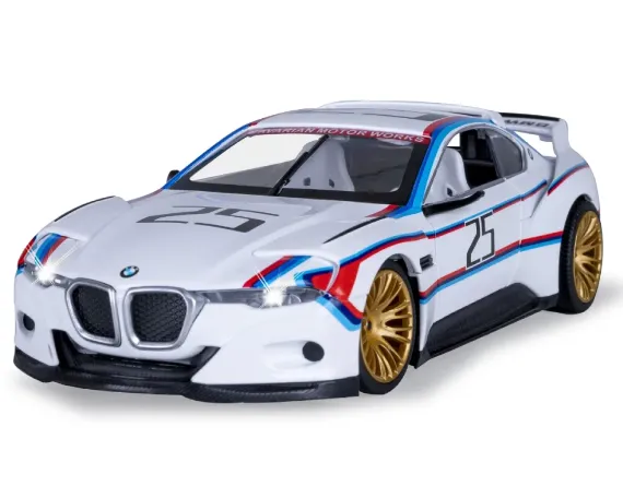 1:24 BMW 3.0 CSL Hommage R alb cu sunete (se deschid usile)