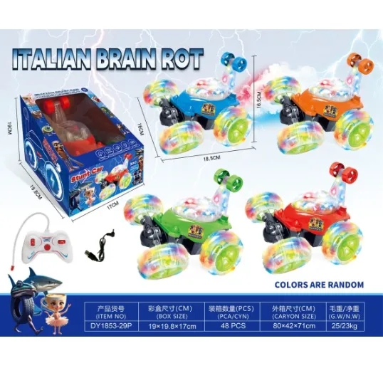 Stunt cu R/C cu muzica si lumina 009599 