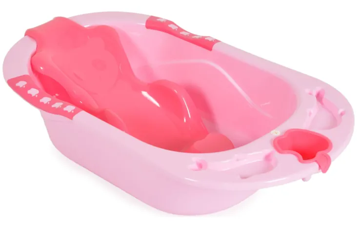 Cădiță cu suport Moni Larissa Pink, 89 cm