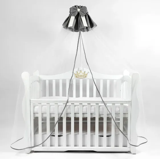 Baldachin PernaMea Satin Gri