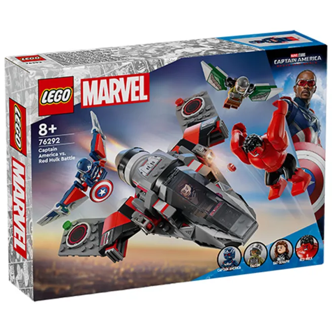 Constructor LEGO Marvel Bătălia Căpitanului America împotriva lui Red Hulk, art. 76292