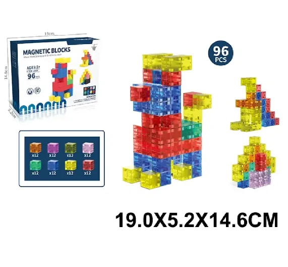 Constructor cu magnet 96 elemente