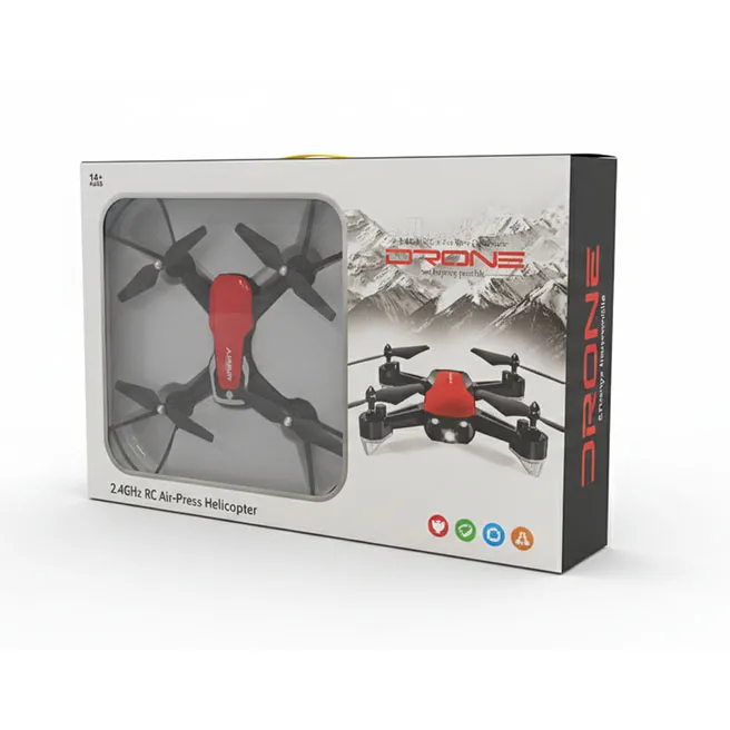 Quadcopter cu altitudine fixă, negru, cod 1263D