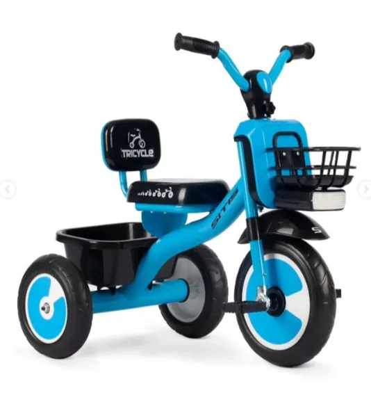 Bicicletă triciclu pentru copii cu 3 roți, MIX, cod 2313D