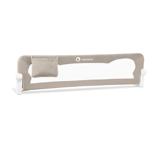 Barieră de protecție pentru pat Lionelo Eva Beige Melange, 150 cm