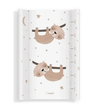 Saltea de înfășat Albero Mio Sloth, 70x47 cm