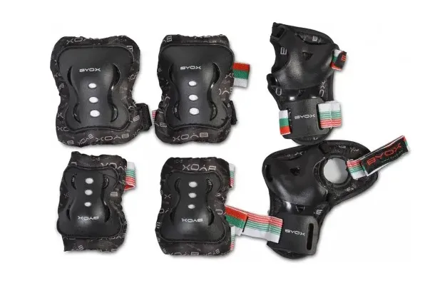 Protecție pe coate, genunchi și palme Moni BG Class A Black