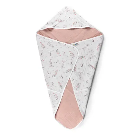 Prosop de baie PernaMea Flower Pink, 90x90 cm