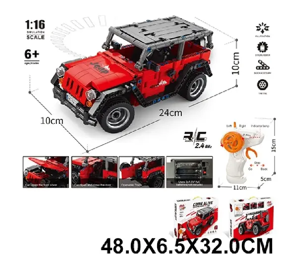 Constructor 448 elemente,masina cu radiocomanda