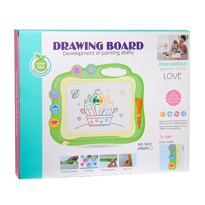 Tablă de desen cu 5 ștampile cu stylus, cod 844126