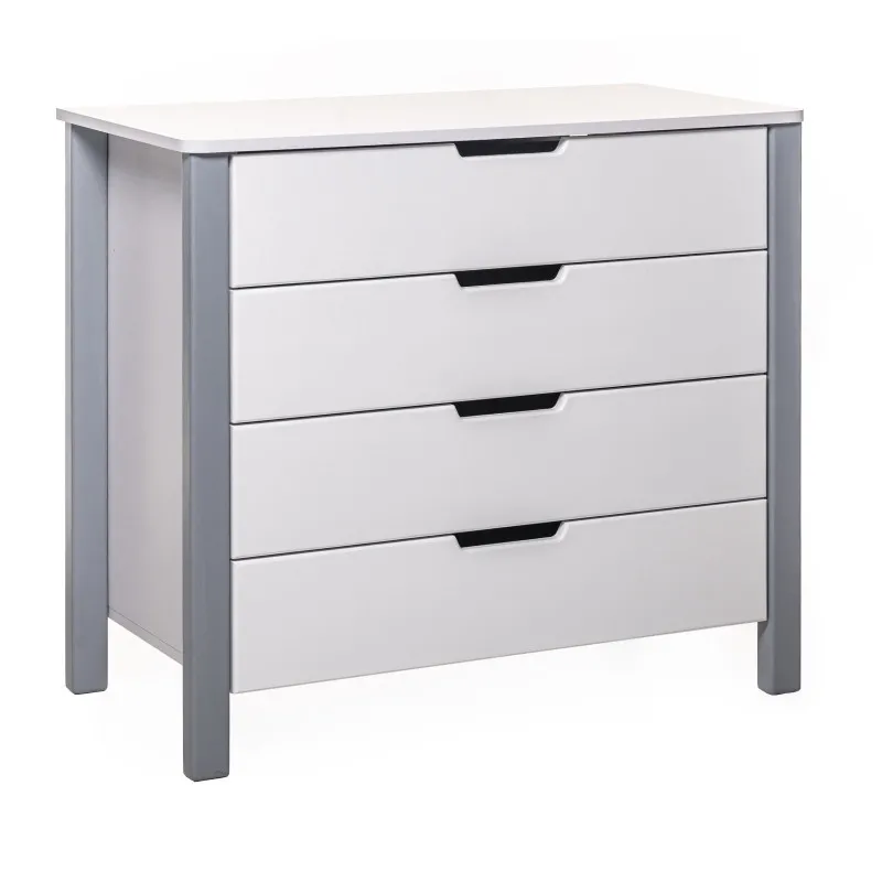 Comodă Eucalyptus Karol90 (DSK-K02) Alb+Gri