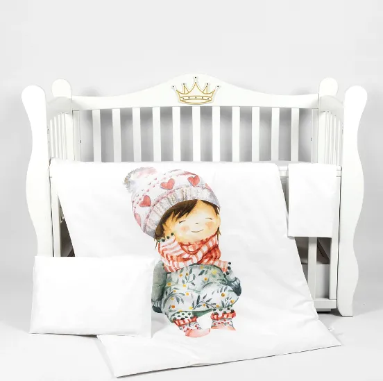 Lenjerie de pătuț PM Premium Moto (3 piese), 120x60 cm