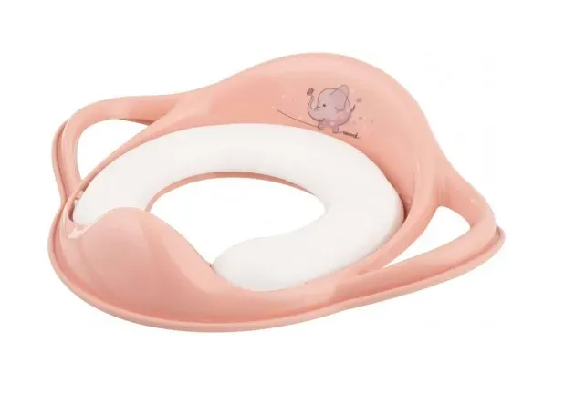 Colac pentru WC copii Maltex moale Pink Rose, 18 luni+
