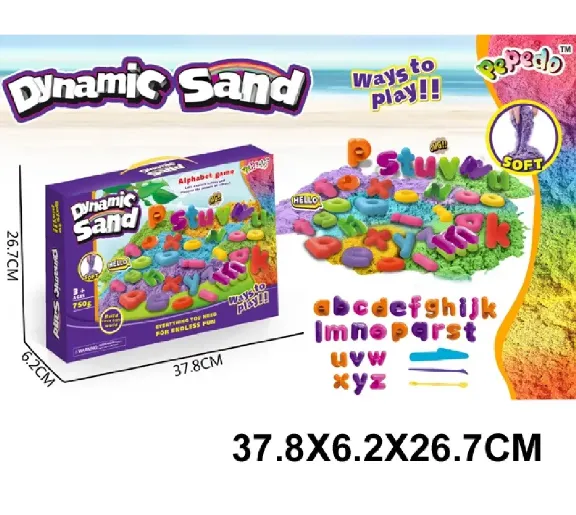 Nisip kinetic in set cu forme