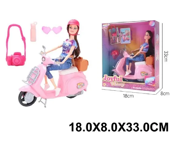 Papusa pe motocicleta