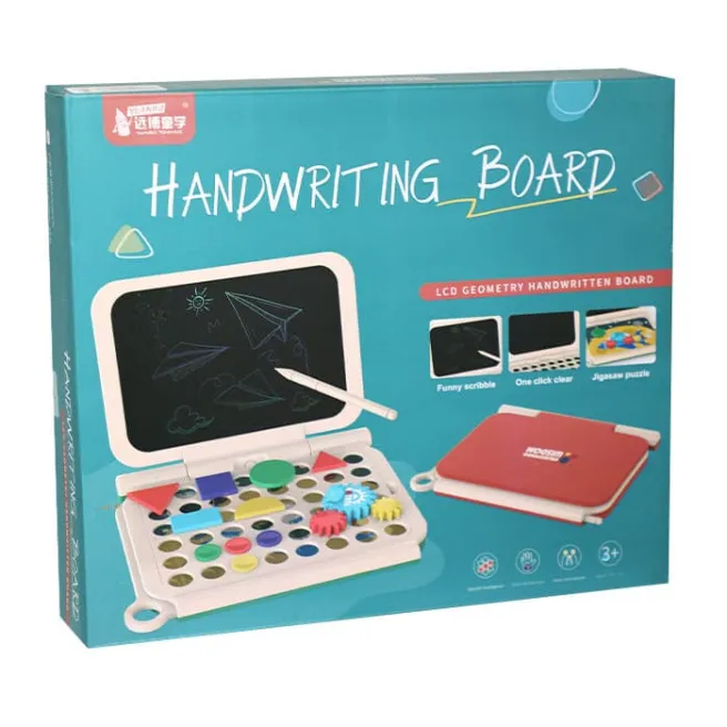 Tablă de desen LCD cu 10 carduri grafice, cod 822005