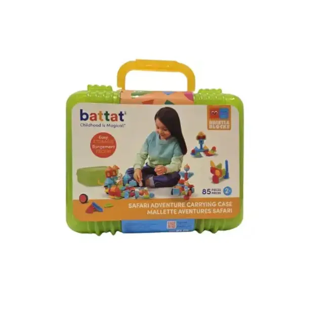 Bristle Blocks în cutie, 85 de piese, Battat, cod 2016D