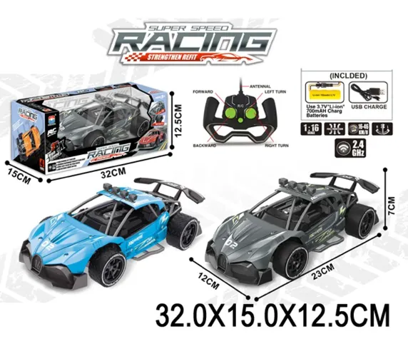 Mașină cu radiocomandă cu încărcător