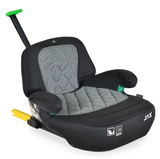 Înălțător auto-buster 125-150 cm (i-Size) Isofix Moni Jax Grey