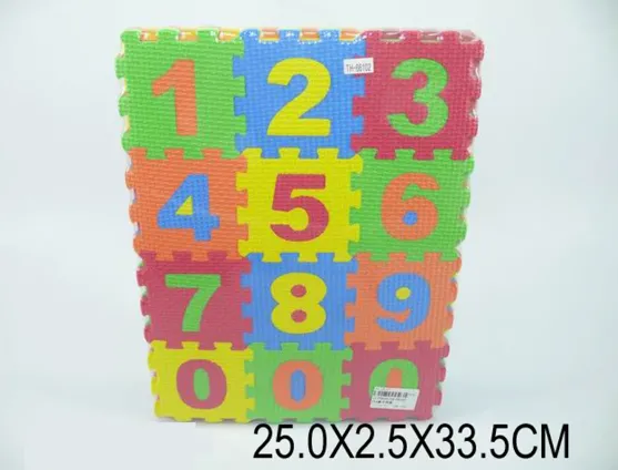 Коврик - пазл с цифрами