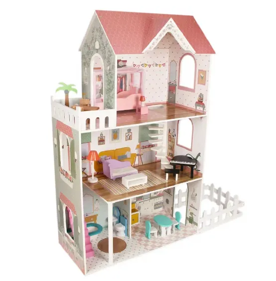 Casuta din lemn pentru papusi