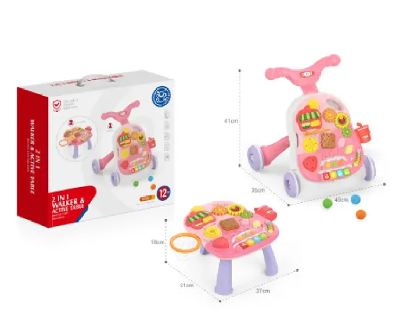 Premergător 2 în 1 și masă de activități