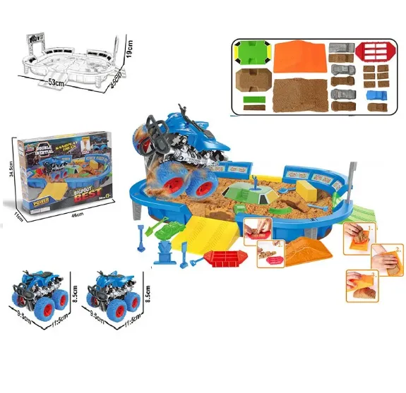 SET MASINA CU ACCESORII (INSTRUCTIUNE IN ROMANA) 72156