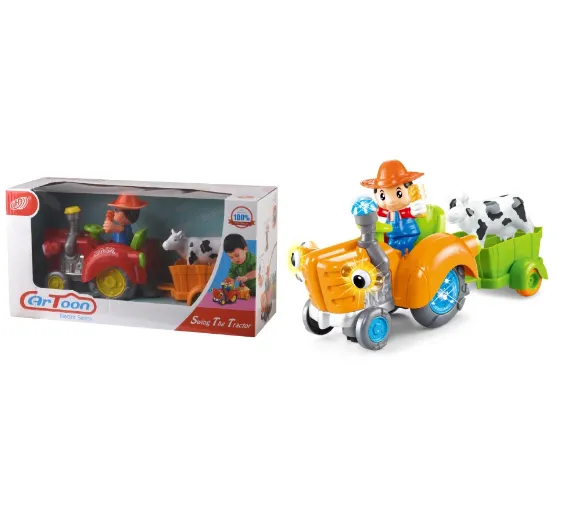 Tractor pe baterii cu sunete si lumini 42647
