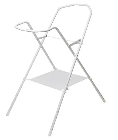 Suport metalic Maltex Leo White pentru cădiță de 84 cm