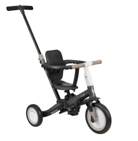 Tricicletă 5 în 1 Kikkaboo Flip Black